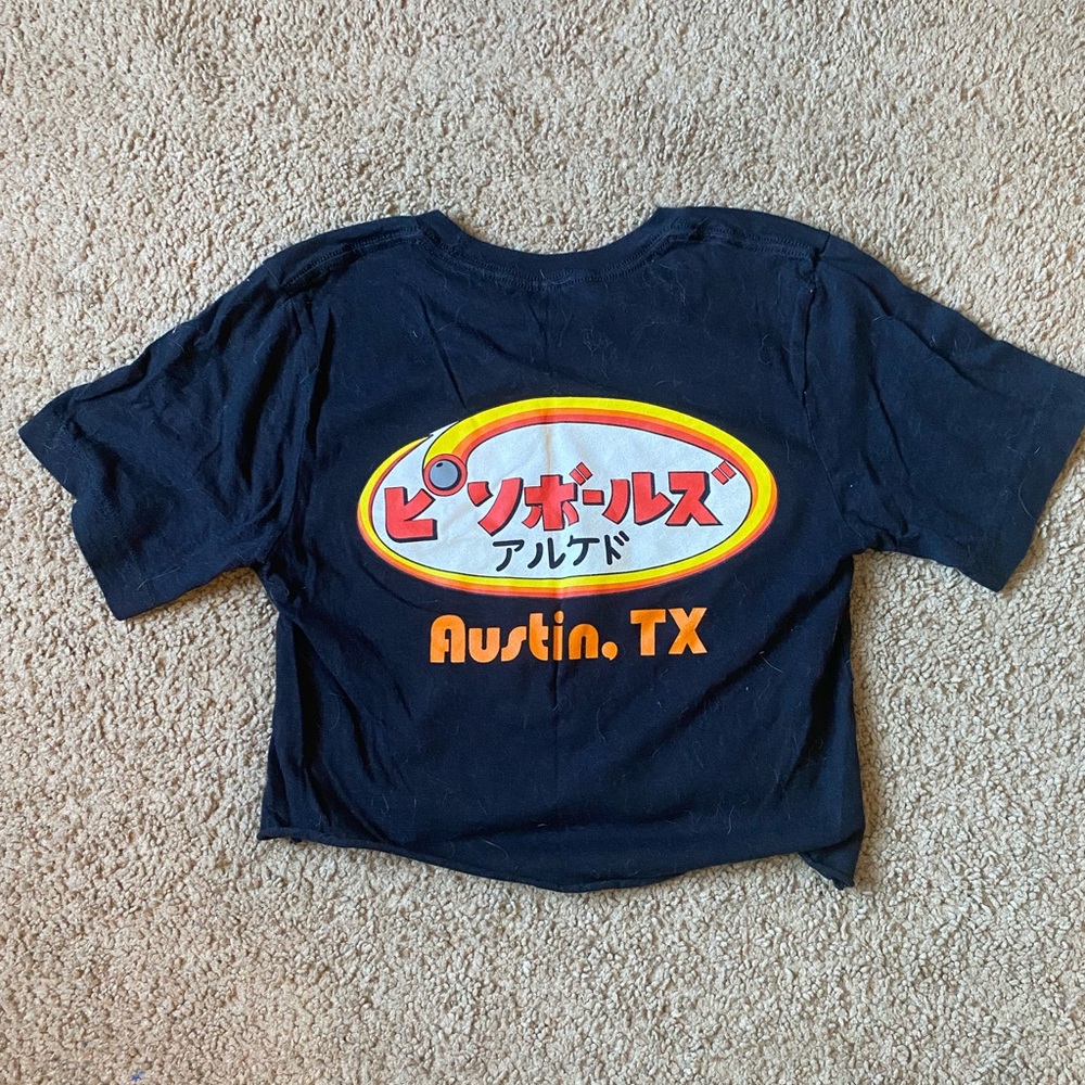 Japanese Pinball Crop tee